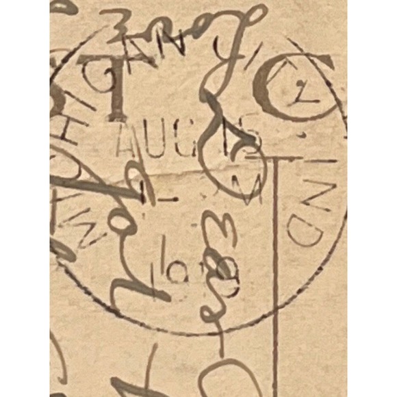 Antique 1919 Litho Ephemera Postcard Old High School Michigan City IN Souvenir - Picture 7 of 8